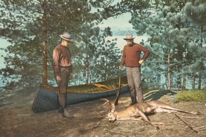 Picture of HUNTING, ADIRONDACKS, N.Y., 1898