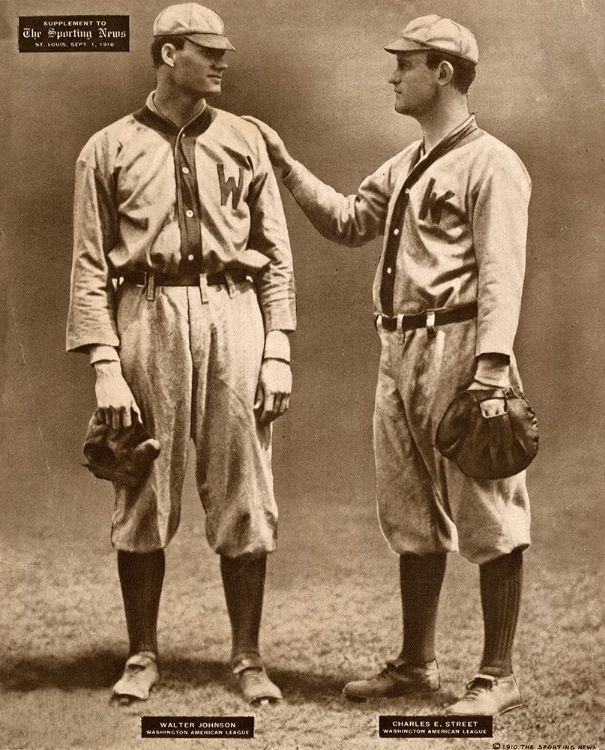 Picture of WALTER JOHNSON AND CHARLES E. STREET, WASHINGTON AMERICAN LEAGUE, 1880