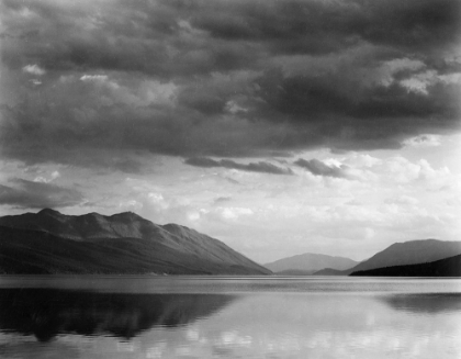 Picture of EVENING, MCDONALD LAKE, GLACIER NATIONAL PARK, MONTANA - NATIONAL PARKS AND MONUMENTS, 1941