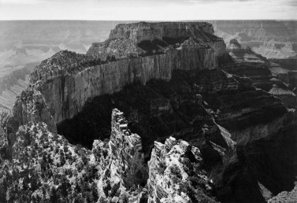 Picture of CLOSE-IN VIEW OF CURRED CLIFF, GRAND CANYON NATIONAL PARK, ARIZONA, 1941