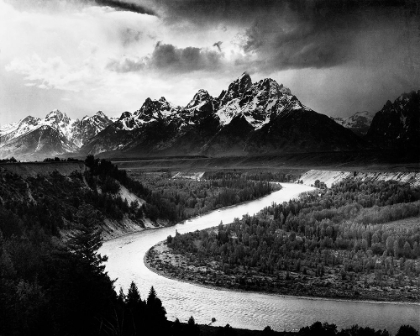Picture of THE TETONS - SNAKE RIVER, GRAND TETON NATIONAL PARK, WYOMING , 1941