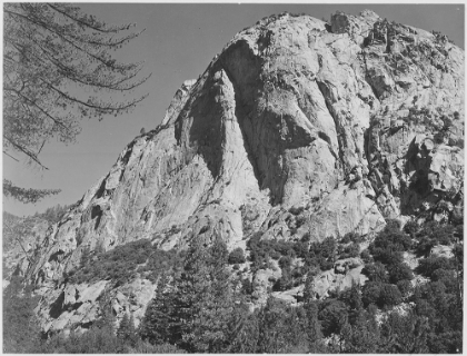 Picture of NORTH DOME, KINGS RIVER CANYON,  PROPOSED AS A NATIONAL PARK, CALIFORNIA, 1936