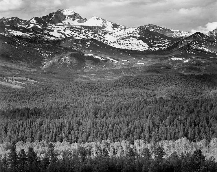 Picture of LONGS PEAK FROM ROAD, ROCKY MOUNTAIN NATIONAL PARK, COLORADO, 1941