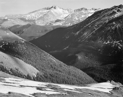 Picture of LONGS PEAK IN ROCKY MOUNTAIN NATIONAL PARK, COLORADO, CA. 1941-1942