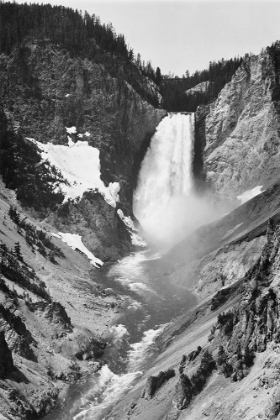 Picture of YELLOWSTONE FALLS, YELLOWSTONE NATIONAL PARK, WYOMING. CA. 1941-1942