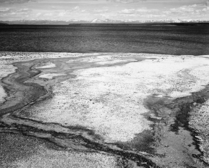 Picture of YELLOWSTONE LAKE - HOT SPRINGS OVERFLOW, YELLOWSTONE NATIONAL PARK, WYOMING, CA. 1941-1942