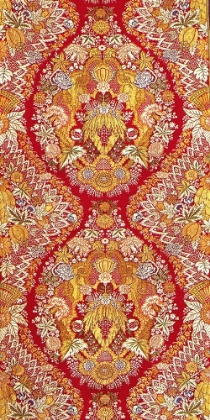 Picture of TEXTILE WITH DESIGN OF LACE AND FLOWERS