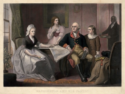 Picture of WASHINGTON AND HIS FAMILY
