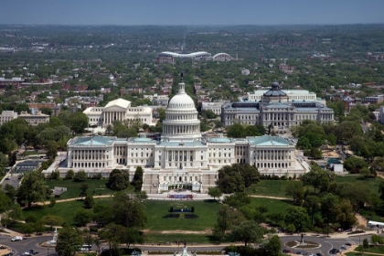 Picture of AERIAL VIEW, UNITED STATES CAPITOL BUILDING, WASHINGTON, D.C.