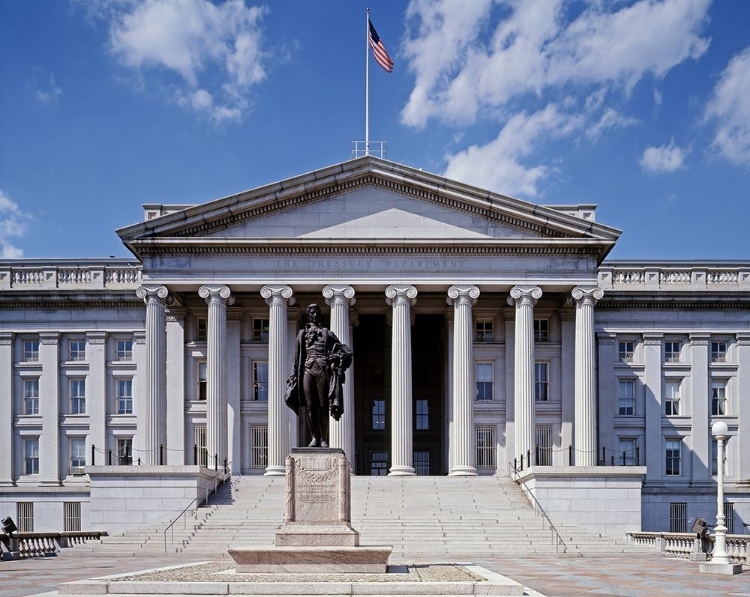 Picture of U.S. TREASURY BUILDING, WASHINGTON, D.C.