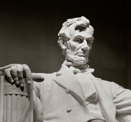Picture of LINCOLN MEMORIAL STATUE BY DANIEL CHESTER FRENCH, WASHINGTON, D.C.