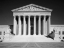 Picture of U.S. SUPREME COURT BUILDING, WASHINGTON, D.C. - BLACK AND WHITE VARIANT