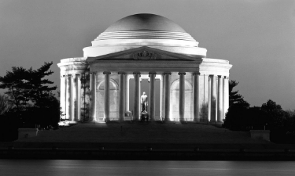 Picture of JEFFERSON MEMORIAL, WASHINGTON, D.C. - BLACK AND WHITE VARIANT