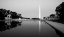 Picture of REFLECTING POOL ON THE NATIONAL MALL WITH THE WASHINGTON MONUMENT REFLECTED, WASHINGTON, D.C. - BLAC