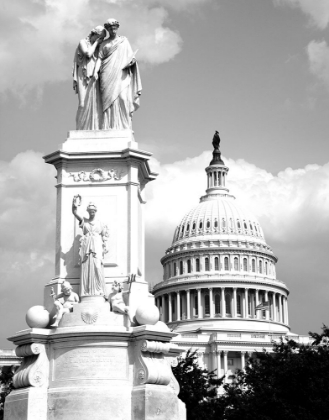 Picture of THE PEACE MONUMENT LOCATED IN PEACE CIRCLE ON THE GROUNDS OF THE U.S. CAPITOL, FIRST ST. AND PENNSYL