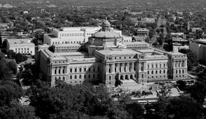 Picture of VIEW OF THE LIBRARY OF CONGRESS THOMAS JEFFERSON BUILDING FROM THE U.S. CAPITOL DOME, WASHINGTON, D.