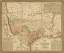 Picture of NEW MAP OF TEXAS : WITH THE CONTIGUOUS AMERICAN AND MEXICAN STATES, 1835 - DECORATIVE SEPIA