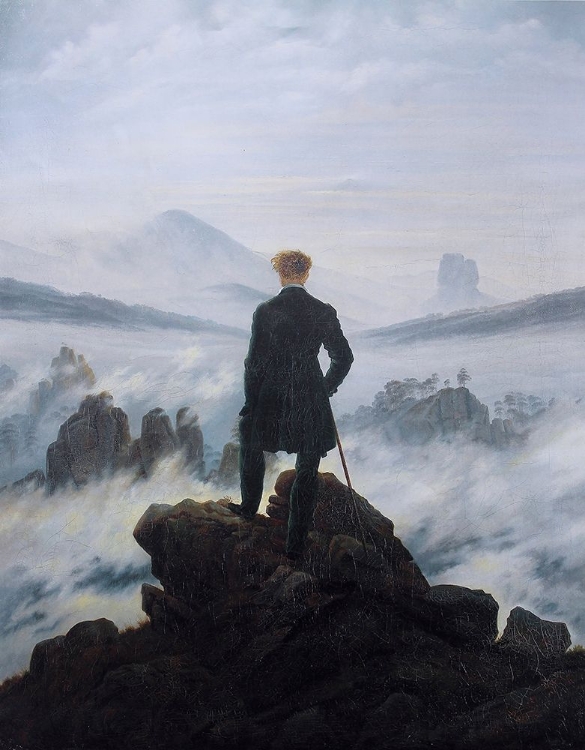 Picture of WANDERER ABOVE THE SEA OF FOG