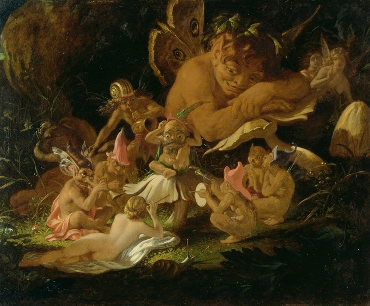 Picture of PUCK AND THE FAIRIES FROM A MIDSUMMER NIGHTS DREAM