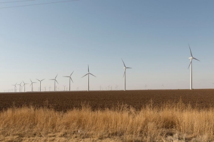 Picture of A WIND-TURBINE FARM NEAR THE CITY OF SNYDER IN SCURRY COUNTY, TX