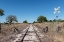 Picture of LONELY, LITTLE-USED STRETCH OF RAILROAD TRACKS IN THE TEXAS HILL COUNTRY, NEAR BURNET