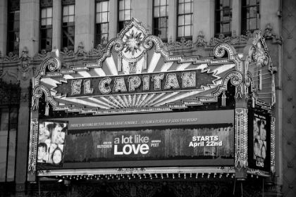 Picture of EL CAPITAN THEATRE MARQUEE LOS ANGELES CALIFORNIA