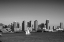 Picture of SKYLINE OF SAN DIEGO CALIFORNIA BLACK AND WHITE