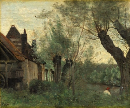 Picture of WILLOWS AND FARMHOUSE AT SAINTE-CATHERINE-LES-ARRAS