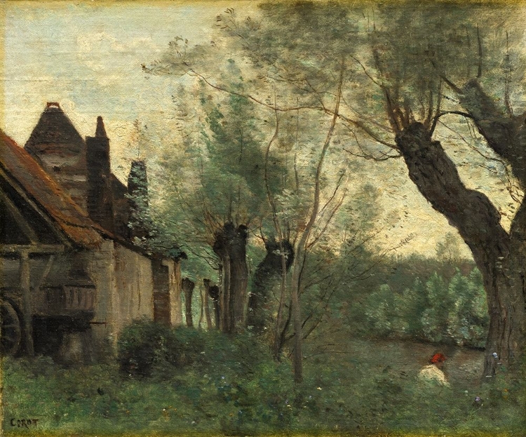 Picture of WILLOWS AND FARMHOUSE AT SAINTE-CATHERINE-LES-ARRAS