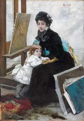 Picture of MADELEINE LEROLLE AND HER DAUGHTER YVONNE