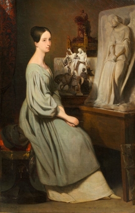 Picture of PRINCESS MARIE DORLEANS IN HER STUDIO