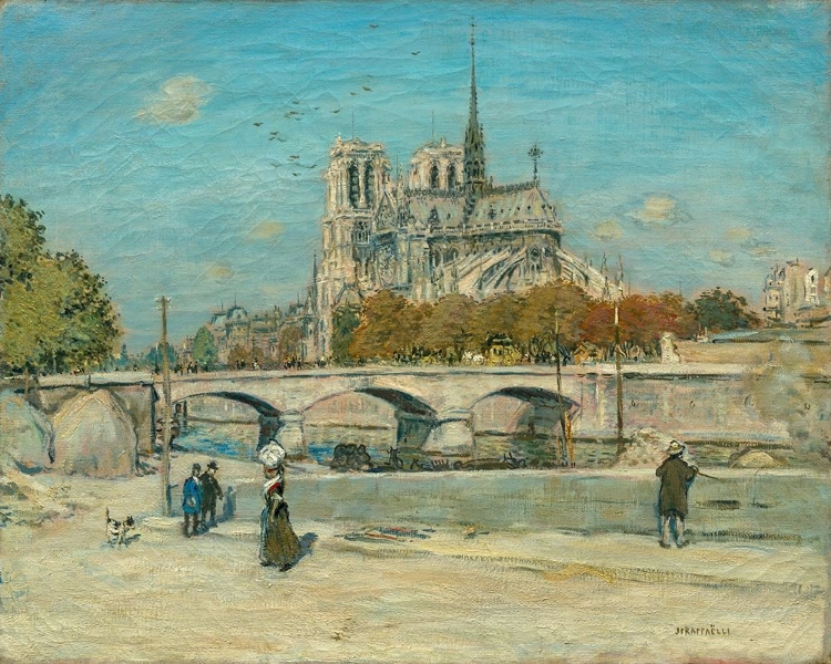 Picture of NOTRE DAME SEEN FROM THE QUAI DE LA TOURNELLE