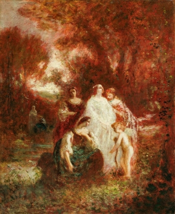 Picture of FIGURES IN THE WOODS