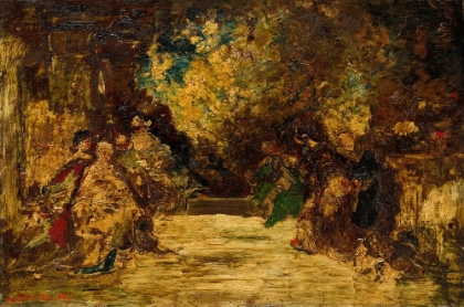 Picture of FIGURES ON A TERRACE