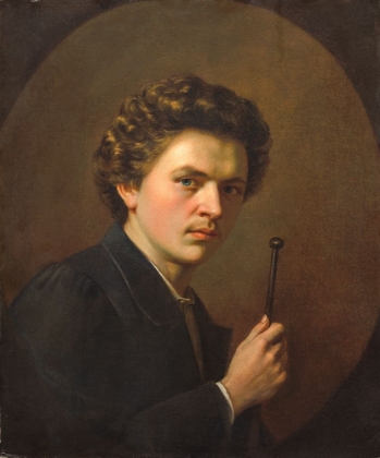 Picture of SELF-PORTRAIT WITH A MAULSTICK