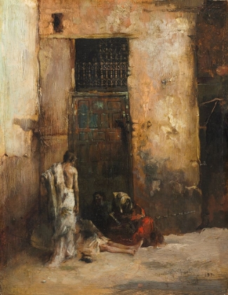 Picture of BEGGARS BY A DOOR
