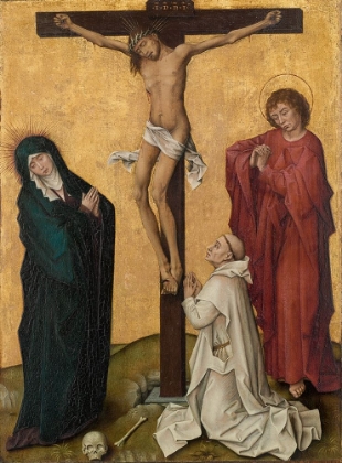 Picture of THE CRUCIFIXION WITH A CARTHUSIAN MONK