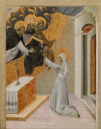 Picture of ST. CATHERINE OF SIENA INVESTED WITH THE DOMINICAN HABIT