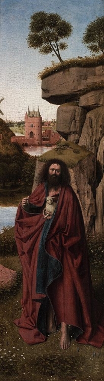 Picture of SAINT JOHN THE BAPTIST IN A LANDSCAPE