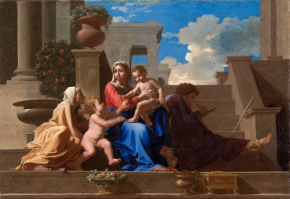 Picture of THE HOLY FAMILY ON THE STEPS