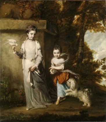 Picture of PORTRAIT OF THE LADIES AMABEL AND MARY JEMIMA YORKE