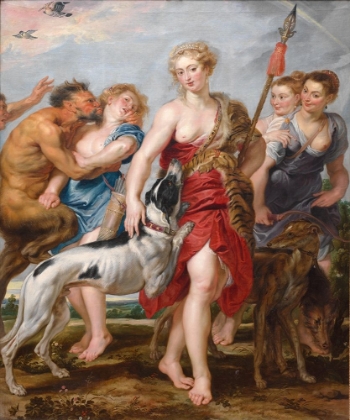 Picture of DIANA AND HER NYMPHS DEPARTING FOR THE HUNT