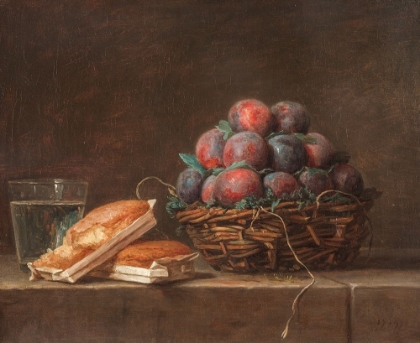 Picture of BASKET OF PLUMS
