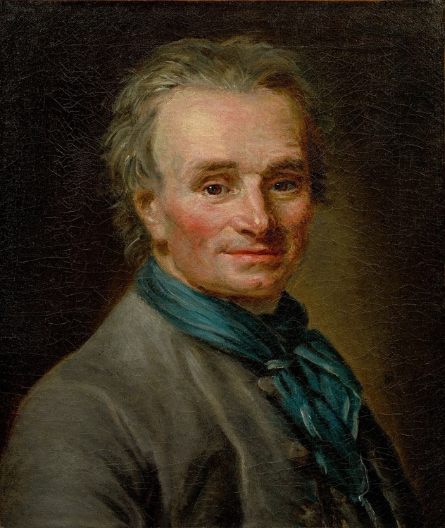 Picture of PORTRAIT OF JEAN-BAPTISTE LEMOYNE THE YOUNGER