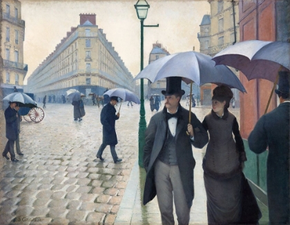 Picture of PARIS STREET; RAINY DAY 1877