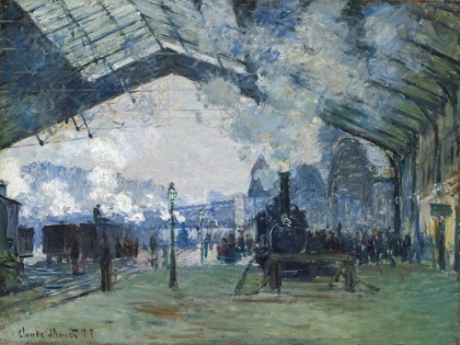 Picture of ARRIVAL OF THE NORMANDY TRAIN, GARE SAINT-LAZARE 1877