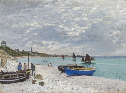 Picture of THE BEACH AT SAINTE-ADRESSE 1867