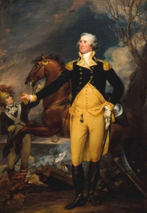 Picture of GEORGE WASHINGTON BEFORE THE BATTLE OF TRENTON