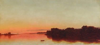 Picture of TWILIGHT ON THE SOUND, DARIEN, CONNECTICUT 1872