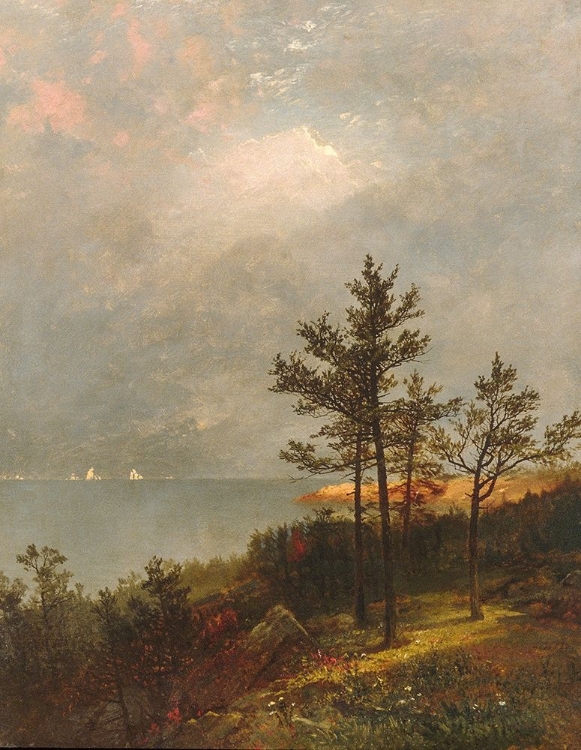 Picture of GATHERING STORM ON LONG ISLAND SOUND 1872